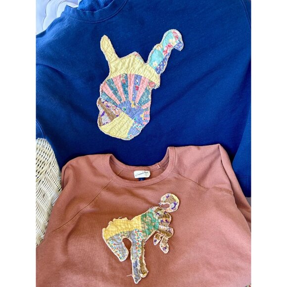 Custom Ford Bronco Vintage Quilt Sweatshirt - Picture 2 of 9